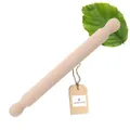 Produktbild: HOFMEISTER® Pizzarolle Holz 40 cm - 100% Naturprodukt, plastikfrei kochen & backen, robustes Nudelholz, Teig schnell & gleichmäßig ausrollen, für jedes Backblech
