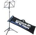 Produktbild: K&M 10065 Notenständer Notenpult schwarz + KEEPDRUM Tasche