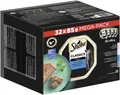 Produktbild: 32x85g Sheba Katzenfutter Nassfutter  Classics in Pastete Fisch Variation MSC