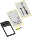 Produktbild: SIM-Kartenadapter mit verstärkten Rahmen von Micro SIM auf SIM Format v. goobay®