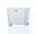 Produktbild: Sandra Rich Übertopf SANDRA RICH Glasübertopf CUBE WEISS cube-colour decoration-white 8x8cm