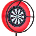 Produktbild: Dartboard Ringlicht mit 120 LEDs, dimmbare Helligkeit, 360 Grad Beleuchtung - Schwarz