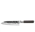 Produktbild: Zassenhaus KYOTO Santokumesser 18 cm, japanischer Klingenstahl, Silber | Kochmesser, 440C-Klingenstahl, 60 HRC Härtegrad, Schleifwinkel 15°, Wenge-Holzgriff, edle Holzbox, 18 cm Klingenlänge