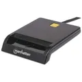Produktbild: Manhattan 102049 Manhattan Smartcard-Lesegerät Chipkartenleser USB extern