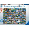 Produktbild: Ravensburger 99 Beautiful Places of Europe (3000 Teile) (00.017.080)