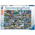 Produktbild: Ravensburger Puzzle 99 Beautiful Places in Europe, Erwachsenenpuzzle, 3000 Teile