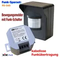Produktbild: DIW-Funk Licht-Funksteuerung PD-545 DIW-FUNK Bewegungsmelder + Einbau Empfänger, 1 Schaltkontakte, 1-tlg.