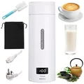 Produktbild: 380ML Kleiner Tragbarer Wasserkocher, 3 in 1 Mini Elektrische Wassertasse mit...