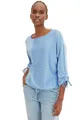 Produktbild: TOM TAILOR Denim 3/4-Arm-Shirt in feiner Rippoptik
