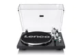 Produktbild: Lenco Plattenspieler mit Bluetooth und einem Plattenteller, Tonarm und Gegen Plattenspieler (LP, Moving Magnet Cartridge, RCA- USB-Anschlüsse in Piano Black Design)