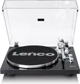 Produktbild: Lenco LBT-215BK Plattenspieler Bluetooth Metall-Plattenteller Tonarm NEU OVP