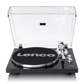 Produktbild: Lenco LBT-215BK - Plattenspieler mit Bluetooth®, Metall-Plattenteller, Tonarm un