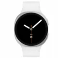 Produktbild: Samsung Galaxy Watch8 44 mm silber intelligente Uhr mit Sportband Gummi weiß