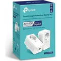 Produktbild: TP-LINK Powerline AV1000 Passthrough Starter Kit, HomePlug AV2, RJ-45, 2er-Pack