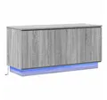 Produktbild: vidaXL TV-Schrank TV-Schränk Graues Sonoma 100 x 38 x 49 cm Holzwerkstoff (1-St)