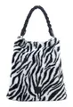 Produktbild: FREDsBRUDER Furry Friend Hobo Bag Schultertasche Tasche Zebra Neu