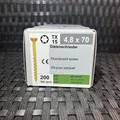 Produktbild: Dielenschraube Ø4,8x70 - T15 200stk / Gelb Verzinkt