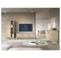 Produktbild: Lomadox Wohnzimmer-Set FAREHAM-160, (Mega-Spar-Set, 3-St., 3-tlg), sandfarben, Front mit Fischgrätenmuster
