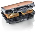 Produktbild: XL Sandwichmaker Antihaftbeschichteter Sandwich-Toaster für 2 Sandwiches inkl...