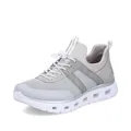 Produktbild: Rieker Damen Slip-On Sneaker M6061, Frauen Halbschuhe,Laufschuhe,straßenschuhe,Strassenschuhe,Sportschuhe,Freizeitschuhe,grau (40),39 EU / 6 UK