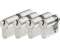 Produktbild: Profilzylinder-Set E20NP Abus 30/30 mm gleichschließend 4 Stück