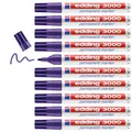 Produktbild: 3000 Permanentmarker - violett lila - 10 Stifte - Rund-Spitze 15-3 mm - schne...