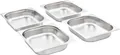 Produktbild: vidaXL Gastronormbehälter 4 Stk. GN 1/2 65 mm Edelstahl