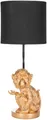 Produktbild: Tischlampe Affe Schwarz Gold 52 cm Tischleuchte Tier Gold Affenlampe Tierfigur