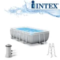 Produktbild: Intex Frame Pool Set Prism Quadra 300x175x80 cm Swimming Pool Komplettset