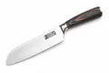 Produktbild: Henssler Santoku Messer | 17 cm Edelstahlklinge | Holzgriff