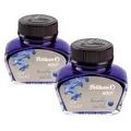 Produktbild: 2x Pelikan 4001 Nachfülltinte 30ml Tinte Tintenfass Glas königsblau 301010