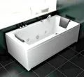 Produktbild: Luxus LED Whirlpool Badewanne 183x90 cm für 2-Personen + Heizung Neustes Modell