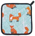 Produktbild: Ulster Weavers Topflappen Foraging Fox, (Set, 1-tlg., Set), 1x Topflappen hitzebeständig wattiert Pfannen Untersetzer ca.21x21cm