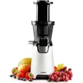 Produktbild: Domo DO9248J Slow Juicer – Entsafter – 150 W – Gesundheitsbooster – Weiß/Schwarz - Weiß/Schwarz