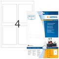 Produktbild: HERMA Flaschenetiketten 4603 weiß 90,0 x 120,0 mm, 40 Blatt