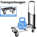 Produktbild: Transportwagen Paketwagen 150kg klappbar Aluminium Transport Handwagen Trucky