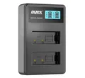 Produktbild: ayex USB Dual Charger Ladegerät für Canon LP-E17 Kamera-Akkus