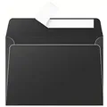 Produktbild: CLAIREFONTAINE Briefumschlag Briefumschlag Pollen C6 120g VE=20 Stück Haftklebung schwarz schwarz