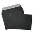 Produktbild: 100 schwarze DIN C6 Trauer Briefumschläge 114x162 Clairefontaine Kuverts Schwarz