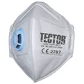 Produktbild: 12er PACK(Stk) FFP3 NR D Faltmaske TECTOR 4206 EN 149 2001, mit Ausatmungsventil