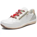Produktbild: ARA Damen Schnürer Osaka Weiß,Weißgold/Camel Gr. 38,5