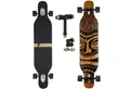 Produktbild: FunTomia Longboard Camber Ahornholz Longboard in 3 Flex Stufen + T-Tool, Camber Twin Tip