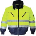 Produktbild: Portwest - 3-in-1-Pilotenjacke mit hoher Sichtbarkeit Gelb/Marine xl