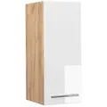 Produktbild: Vicco Hängeschrank, Weiß Hochglanz, Honigeiche, Holzwerkstoff, 3 Fächer, Rechteckig, 30x72x34.1 cm, Küchen, Küchenmöbel, Küchenschränke, Küchenoberschränke