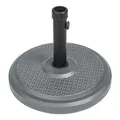 Produktbild: paramondo Sonnenschirm Schirmständer Standard Rund, Silber, Aus Polymerbeton, für Maststärke bis zu Ø 50mm, inkl. Adapterhülsen