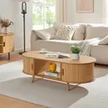 Produktbild: Couchtisch Nordkapp mit 2 Türen [en.casa]