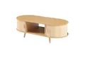 Produktbild: en.casa Couchtisch, »Nordkapp« mit 2 Türen 120 x 55 x 40 cm Holz Bambus