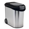 Produktbild: Futter-Container 12kg I 35L, schwarz/Silber, 28 x 50 x 43 cm