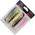 Produktbild: Fox Rage Kunstköder Fox Rage Zander Pro mixed UV Colour Pack - 5 Gummifische 10 cm