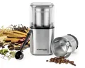 Produktbild: Gewürz und Kaffee Mühle EGK 200, 2 Edelstahlbehälter mit Schlagmesser & Spezi...